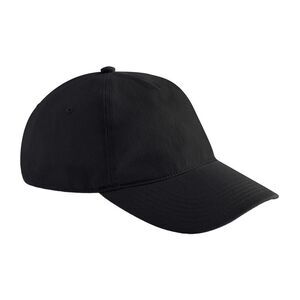 Beechfield Leisure Plain Baseball Cap / Black